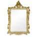 Tiffany World зеркало барокко в багетной раме 71х107см, рама орех, серебро, золото, слоновая кость