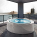 Fusion 200 см Gruppo Treesse spa ванна круглая с гидромассажем и хромотерапией, с переливом через верхний край