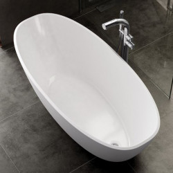 Mozzano Victoria+Albert ванная овальная отдельностоящая из минерального литья 164х74 см