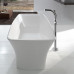 Ravello Victoria+Albert ванна из литиевого камня свободностоящая прямоугольная 174х75 см нео ар-деко