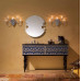 Doll Damasco Ypsilon консольная мебель для ванной в стиле ardeco 144 или 180 см с накладной декоративной решёткой хром или золото