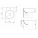IDEA TUBE AeT раковина навесная 285 мм циллиндрической формы, белая, черная или с декором под мрамор