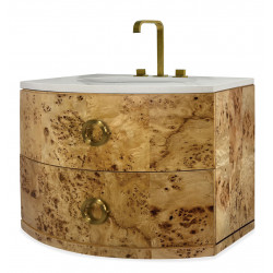 06639-110-101 Sink Chests комплект мебели в современном стиле, Mapa Burl шпон из капа Ambella