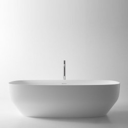 Ago Antonio Lupi ванна свободно стоящая матовая из материала Cristalplant 175х80х50 см
