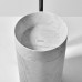 Rigatino Antonio Lupi напольная раковина (чаша из мрамора, мебельный элемент из дерева)