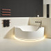 Ofuro Antonio Lupi угловая и/или свободностоящая ванна премиум из искусственного камня 167х167 c LED контурной подсветкой В НАЛИЧИИ