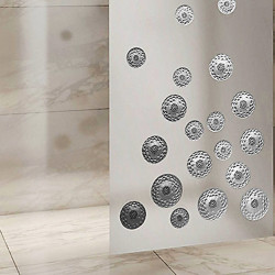 Lalique Crystal Shower Panel стеклянная душевая стенка с декором из хрустя (на заказ)