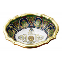 Middle East раковина с ближне восточным декором Atlantis Porcelain Art