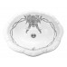 Cherubs раковина с рисунком херувимы (ангелочки) платина Atlantis Porcelain Art