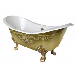 Bronze Legacy ванна на лапах с винтажным орнаментом "наследие" бронза Atlantis Porcelain Art