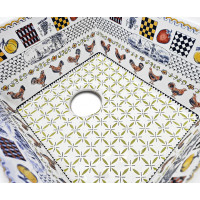 Life in the Country кухонная мойка из керамики с рисунком прованс В НАЛИЧИИ