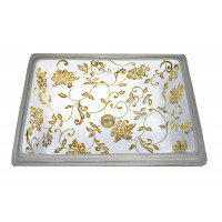 Mille Fleurs Gold & Platinum раковина с цветочным рисунком золото или платина Atlantis Porcelain Art