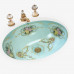 SEVRES 18th CENTURY раковина для ванной расписанная под сервиз Atlantis Porcelain Art