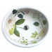 Tropical раковина для ванной ручной росписи с рисунком тропические цветы и листья Atlantis Porcelain Art