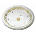AP-1420 Wreath & Bees раковина с орнаментом венок лавр и пчелы Atlantis Porcelain ArtAP-1420 Wreath & Bees Gold & Platinum раковина Atlantis Porcelain Art