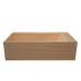 Laguna Lounger Bagno Sasso ванна из дерева прямоугольная с анатомической формой чаши