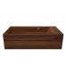 Laguna Lounger Bagno Sasso ванна из дерева прямоугольная с анатомической формой чаши