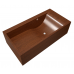 Laguna Lounger Bagno Sasso ванна из дерева прямоугольная с анатомической формой чаши