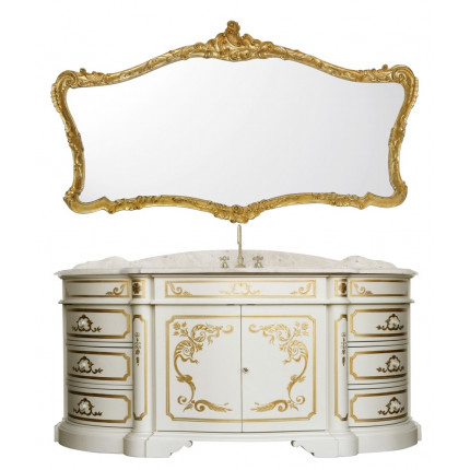 Linea Rinascimento Bianco Bianchini Capponi мебель для ванной из массива, в классическом стиле