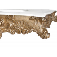 Linea Rinascimento Bianchini Capponi консоль из массива дерева в стиле барокко со столешницей из камня