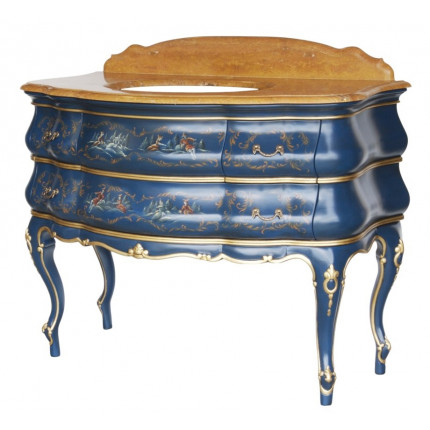 Linea Rinascimento Bianchini Capponi Мебель для ванной из дерева в отделке, классика, барокко Linea Rinascimento Bianchini Capponi Мебель для ванной из дерева в отделке, классика, барокко