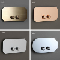 BLEU PROVENCE панель смыва 2-х кнопочная в классическом стиле для инсталляции Geberit метал финиш глянцевый и матовый хром, никель бронза, золото