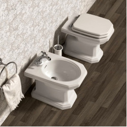 Provence 700 Bleu Provence унитаз (и биде) напольный приставной в стиле ардеко белый, черный или цветной
