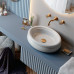 Romantica Bleu Provence раковина овальная накладная 56х46см в ретро стиле белая, черная или цветная