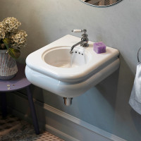 Romantica Bleu Provence раковина накладная / навесная 42 и 56 см в ретро стиле белая, черная или цветная