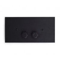 Bleu Provence Industrial кнопки смыва в стиле лофт для унитаза (панель смыва 2-х кнопочная) черный матовый