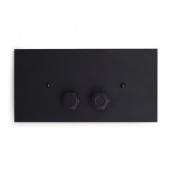 Bleu Provence Industrial кнопки смыва в стиле лофт для унитаза (панель смыва 2-х кнопочная) черный матовый