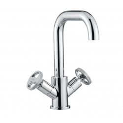 Millenovecinquanta Bugnatese Смеситель для раковины loft, хром, никель, белый, черный, графит