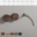 Giotto CEA Design смеситель из нержавеющей стали хайтек настенный для раковины с 2 ручками