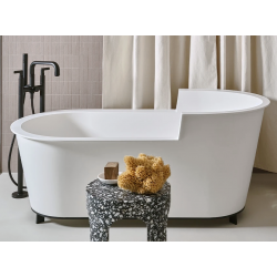 Ofelia Cielo овальная ванна из искусственного камня Solid Surface свободностоящая