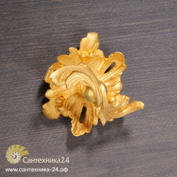 Крючок для одежды в стиле барокко из латуни в отделке хром или золото Ciulli