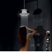 Cristina Dynamo круглый верхний душ 300 мм. хром, белый, черный матов
