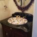 Decorated Bathroom раковина с цветочным рисунком