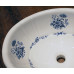 Decorated Bathroom раковина овальная встраиваемая для ванной с рисунком синяя роза в наличии