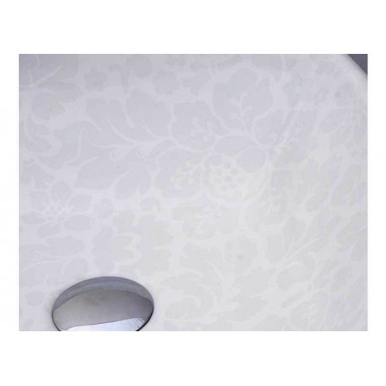 Decorated Bathroom раковина с белым цветочным рисунком на керамики цвета "бисквит"