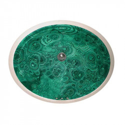 Decorated Bathroom Faux Malachite раковина для ванной с декором (рисунком) под малахит НА ЗАКАЗ