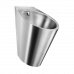 FINO Delabie писсуар настенный из нержавеющей стали, подключение воды (2 модели) сзади или сверху (наружный)