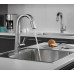 PIVOTAL кухонный смеситель с вытяжным душем хром в современном стиле в наличии