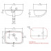 Devon Swindon раковина встраиваемая под столешницу 55,5х38,5 cм, классика