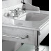 MADISON Devon Devon консоль классическая 105х57см из мрамора на ножках, хром, золото, никель