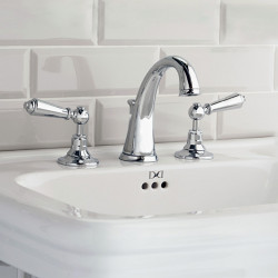 Signature Devon Devon ретро для раковины с 2-я ручками, на 1 отверстие