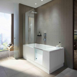 DURAVIT Shower + Bath ванна 170х75см прямоугольная с дверцей и душевой шторкой