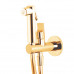 Гигиенический душ / гидроёршик (2 режима) со встроенным смесителем (комплект) Carlo Frattini, хром, никель мат, золото, белый, черный