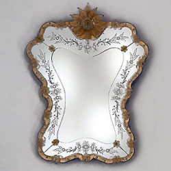 Venetian Mirror Murano Glass "Casanova" зеркало Fratelli Tosi 