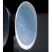 Meg11 Galassia ванна свободностоящая овальная 188x88cm из минерального литья белая или черная