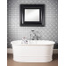 Jacqueline Gentry Home овальная ванна кварцевого камня 1530x825, свободностоящая, классика, белая матовая